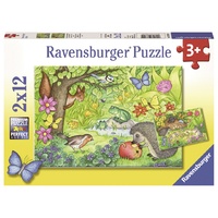 Ravensburger - 2x12pc Animals in Our Garden Jigsaw Puzzle 07610-9