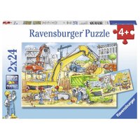 Ravensburger - 2x24pc Hard at Work Jigsaw Puzzle 07800-4