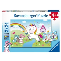 Ravensburger Fairytale Unicorn 2x24pc Jigsaw Puzzle