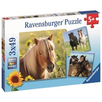 Ravensburger - 3x49pc Loving Horses Jigsaw Puzzle 08011-3