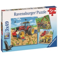 Ravensburger - 3x49pc Giant Vehicles Jigsaw Puzzle 08012-0