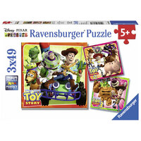 Ravensburger Disney Toy Story History 3x49pc Jigsaw Puzzle
