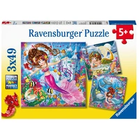 Ravensburger Charming Mermaids 3x49pc Jigsaw Puzzle