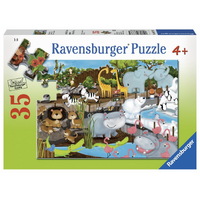 Ravensburger - 35pc Day at the Zoo Jigsaw Puzzle 08778-5