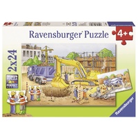 Ravensburger - 2x24pc Construction Site Jigsaw Puzzle 08899-7