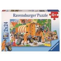 Ravensburger - 2x24pc Trash Removal Jigsaw Puzzle 09192-8