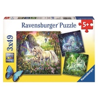 Ravensburger - 3x49pc Beautiful Unicorns Jigsaw Puzzle 09291-8