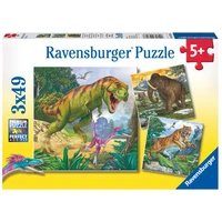 Ravensburger Primeval Ruler 3x49pc Jigsaw Puzzle