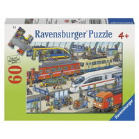Ravensburger - 60pc Railway Station Jigsaw Puzzle 09610-7