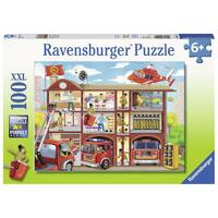 Ravensburger - 100pc Firehouse Frenzy Jigsaw Puzzle 10404-8