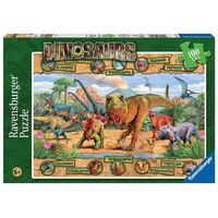 Ravensburger - 100pc Dinosaurs Jigsaw Puzzle 10609-7