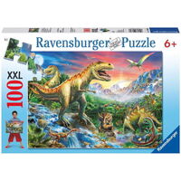 Ravensburger - 100pc Time of the Dinosaurs Jigsaw Puzzle 10665-3