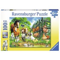 Ravensburger - 100pc Animal Get Together Jigsaw Puzzle 10689-9
