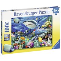Ravensburger - 100pc Reef of the Sharks Jigsaw Puzzle 10951-7