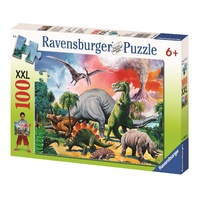 Ravensburger - 100pc Among the Dinosaurs Jigsaw Puzzle 10957-9