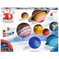 Ravensburger - 522pc Solar System 8 Planets 3D Jigsaw Puzzle 11668-3
