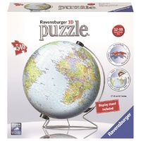 Ravensburger - 540pc World Globe 3D ball Jigsaw Puzzle 12436-7