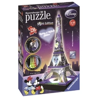 Ravensburger Mickey & Minnie Eiffel Tower 3D Building 2 Jigsaw Puzzle 12520-3