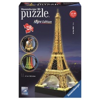 Ravensburger Eiffel Tower at Night 3D 216pc Jigsaw Puzzle