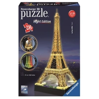 Ravensburger Eiffel Tower at Night 3D 216pc Jigsaw Puzzle