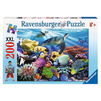 Ravensburger - 200pc Ocean Turtles Jigsaw Puzzle 12608-8