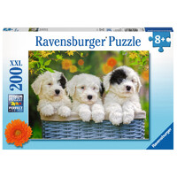 Ravensburger - 200pc Cuddly Puppies Jigsaw Puzzle 12765-8
