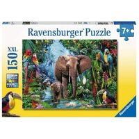 Ravensburger - 150pc Elephants at the Oasis Jigsaw Puzzle 12901-0