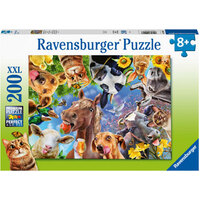 Ravensburger - 200pc Funny Farmyard Friends Jigsaw Puzzle 12902-7