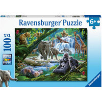 Ravensburger - 100pc Jungle Animals Jigsaw Puzzle 12970-6