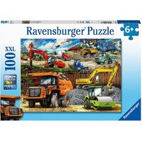 Ravensburger - 100pc Construction Vehicles Jigsaw Puzzle 12973-7