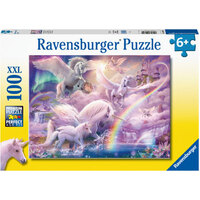 Ravensburger - 100pc Pegasus Unicorns Jigsaw Puzzle 12979-9