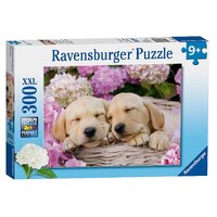 Ravensburger - 300pc Sweet Dogs in a Basket Jigsaw Puzzle 13235-5
