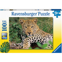 Ravensburger Lounging Leopard 100pc Jigsaw Puzzle