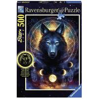 Ravensburger 500pc Lunar Wolf Jigsaw Puzzle
