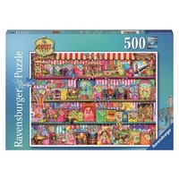 Ravensburger - 500pc The Sweet Shop Aimee Stewart Jigsaw Puzzle 14653-6
