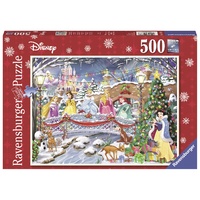 Ravensburger - 500pc Disney Princess Christmas Jigsaw Puzzle 14778-6