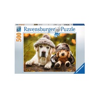 Ravensburger - 500pc Winter Labrador Jigsaw Puzzle 14783-0