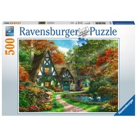 Ravensburger - 500pc Cottage in Autumn Jigsaw Puzzle 14792-2