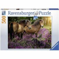 Ravensburger Ponies in the Flowers 500pc Jigsaw Puzzle
