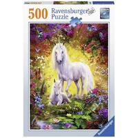 Ravensburger - 500pc Unicorn and Foal Jigsaw Puzzle 14825-7