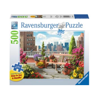 Ravensburger - 500pc Rooftop Garden Large Format Jigsaw Puzzle 14868-4