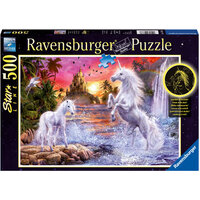 Ravensburger - 500pc Unicorns at the River Starline Jigsaw Puzzle 14873-8