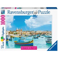Ravensburger - 1000pc Mediterranean Malta Jigsaw Puzzle 14978-0