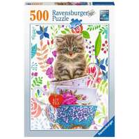 Ravensburger Kitten in a Cup 500pc Jigsaw Puzzle