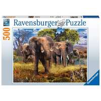 Ravensburger - 500pc Elephant Family Jigsaw Puzzle 15040-3