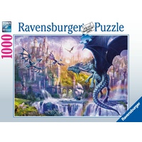 Ravensburger - 1000pc Dragon Castle Jigsaw Puzzle 15252-0