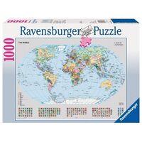 Ravensburger Political World Map 1000pc Jigsaw Puzzle
