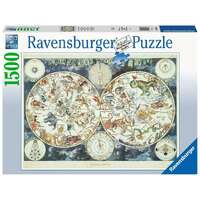 Ravensburger World Map of Fantastic Beasts 1500pc Jigsaw Puzzle