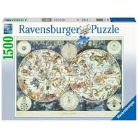 Ravensburger - 1500pc World Map of Fantastic Beasts Jigsaw Puzzle 16003-7