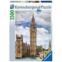 Ravensburger - 1500pc Funny Cat on Big Ben Jigsaw Puzzle 16009-9